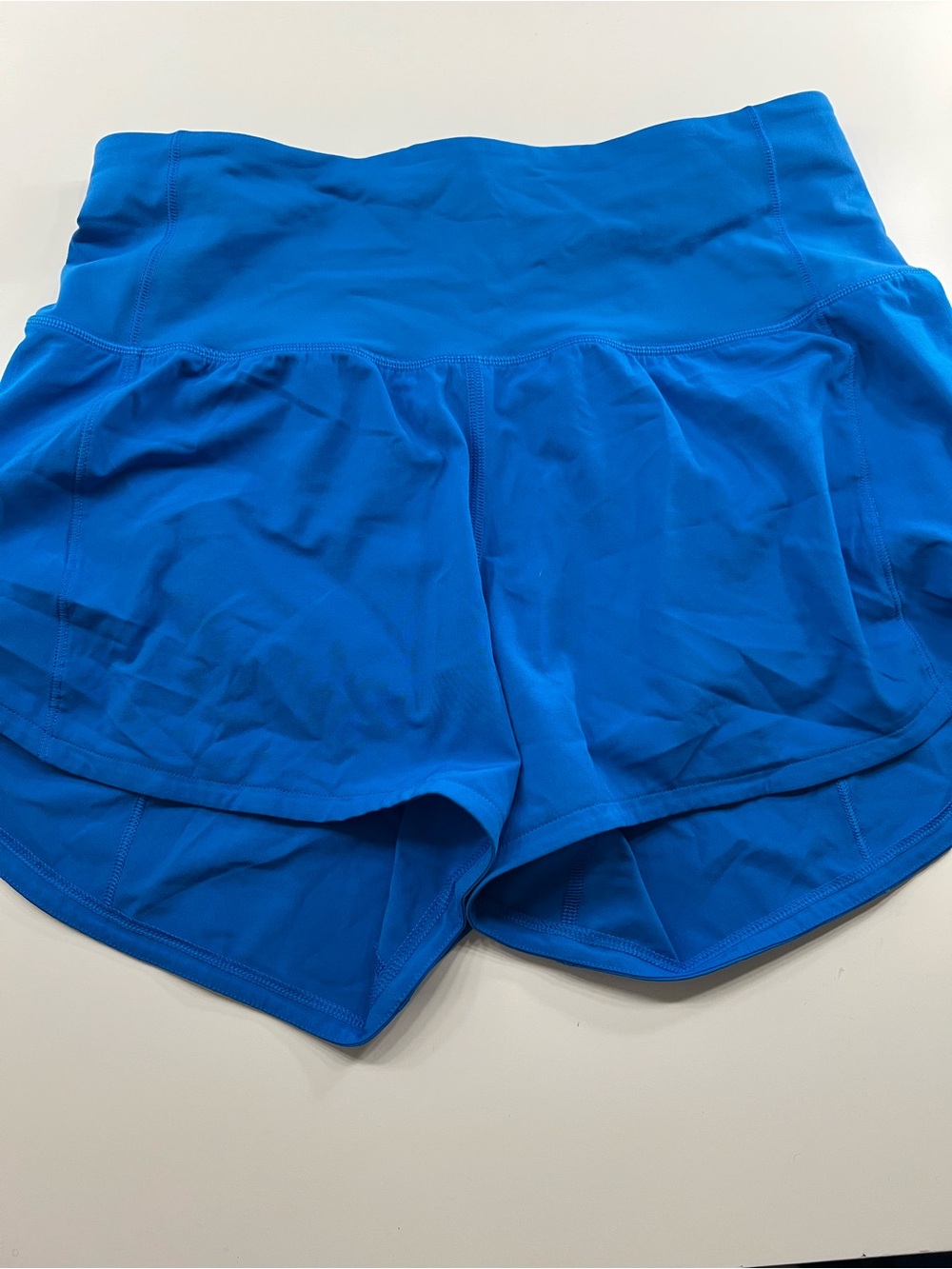 lululemon athletica Bright Blue High-Waist Athletic Skort Shorts